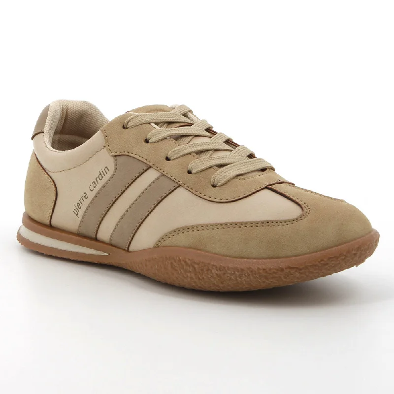 Pierre Cardin Wembi 1 Lace Up Sneaker - Beige Multi