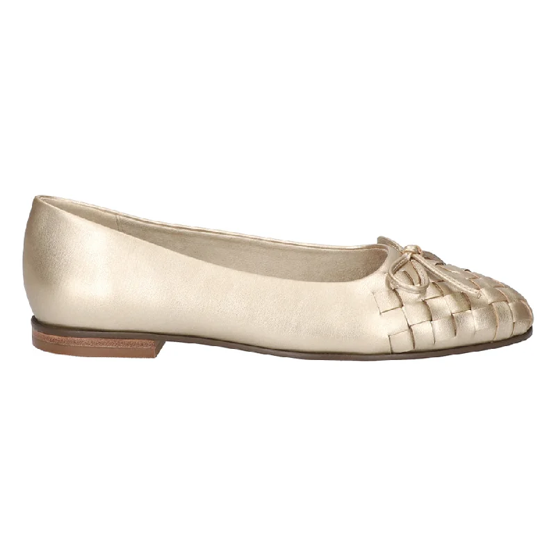 Francie Metallic Ballet Flats