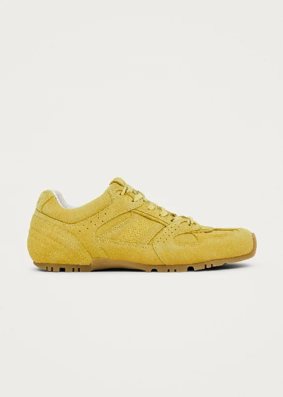 Tb.56 Suede Yellow Leather Sneakers