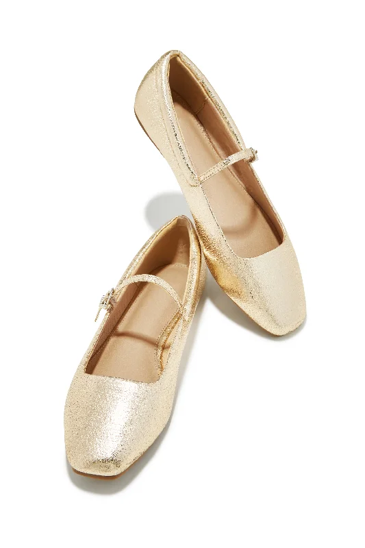 Zoe Flats - Gold