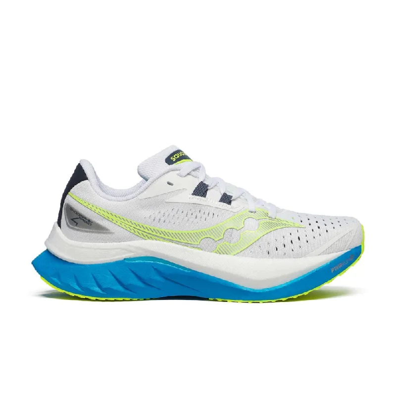 Saucony Women's Endorphin Speed 4 - White/Viziblue