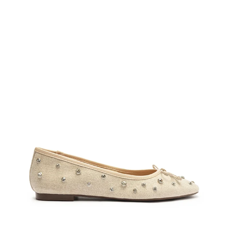 Arissa Shine Linen Flat