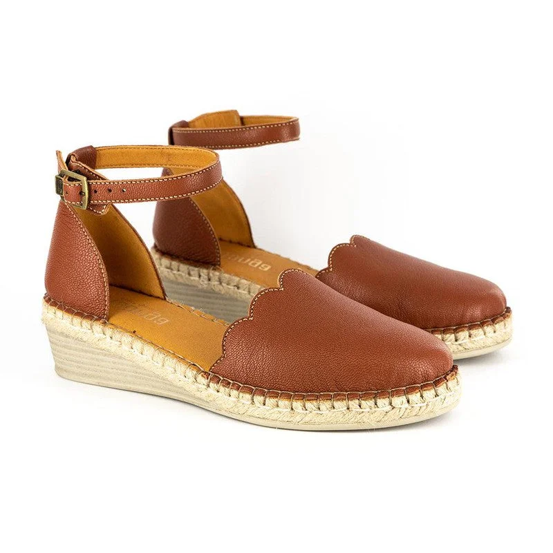 Tsonga Inkantolo Leather Espadrille Wedge - Suede Cayak