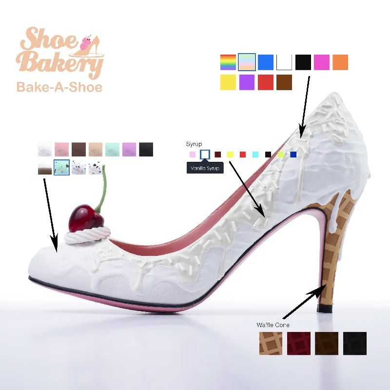 Bake-a-Shoe Ice Cream Heel 4"