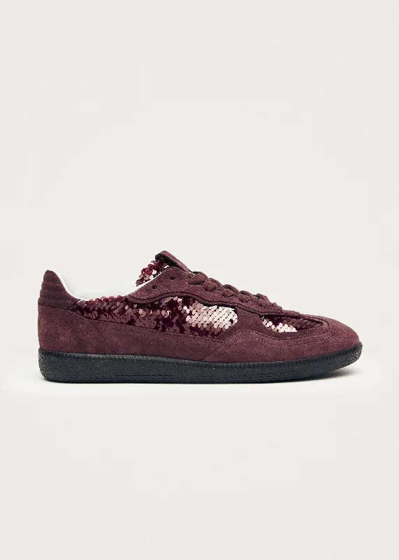 Tb.490 Glint Burgundy Leather Sneakers