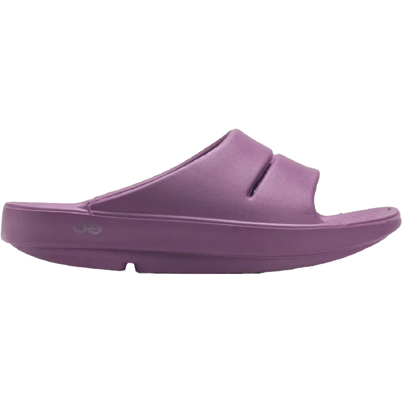 Women's OOFOS OOahh Plum Synthetic