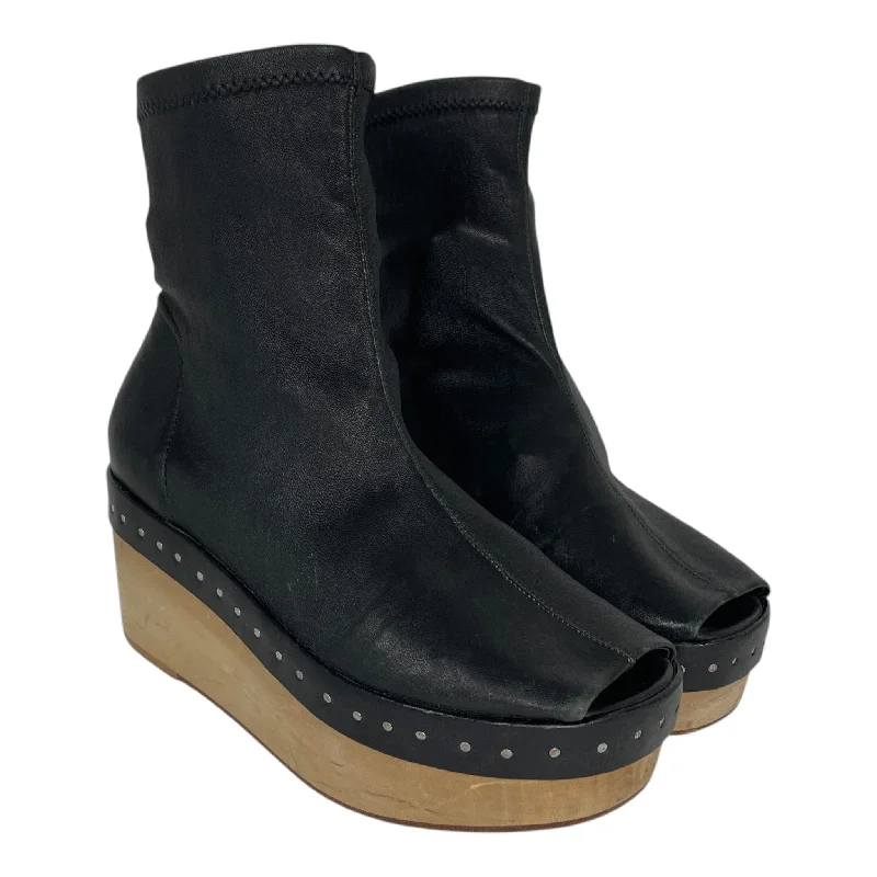 Rick Owens///Heels/EU 36.5/Plain/Leather/BLK//W [Designers] Design/