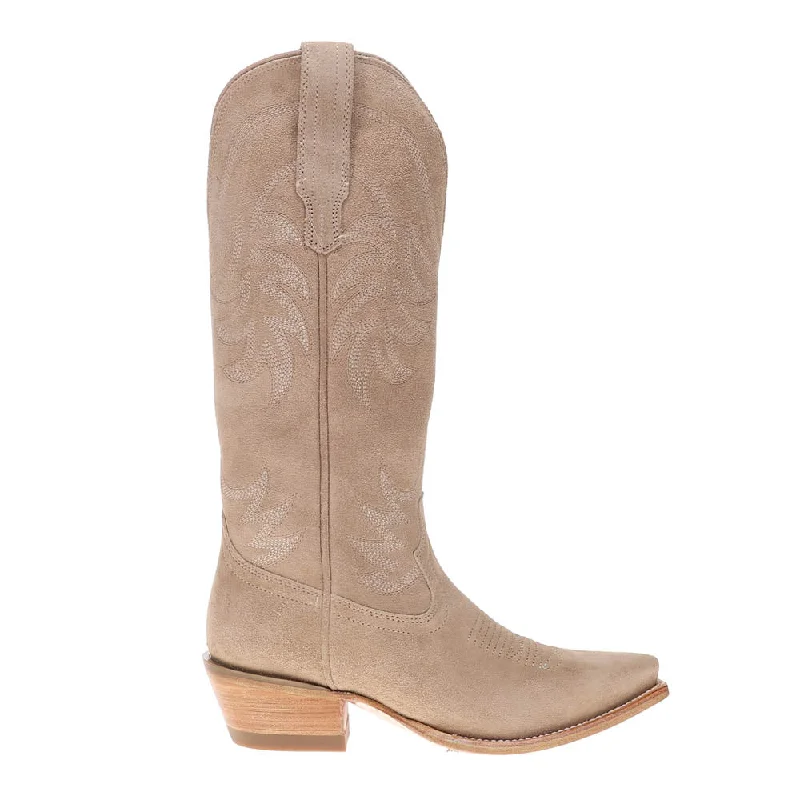 Annie Embroidered Snip Toe Pull On Cowboy Boots