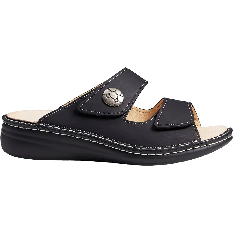 Women's Finn Comfort Moorea Finn Mellow Black Neymar Leather