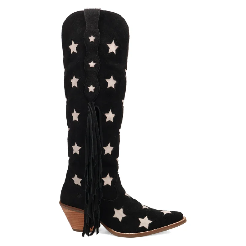 Super Star Fringe Snip Toe Cowboy Boots