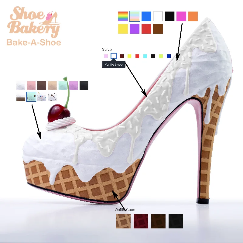 Bake-a-Shoe Ice Cream Heel 5.5"