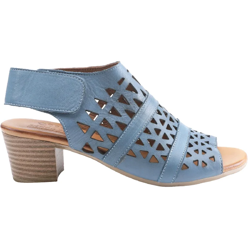 Women's Spring Step Dorotha Blue Leather