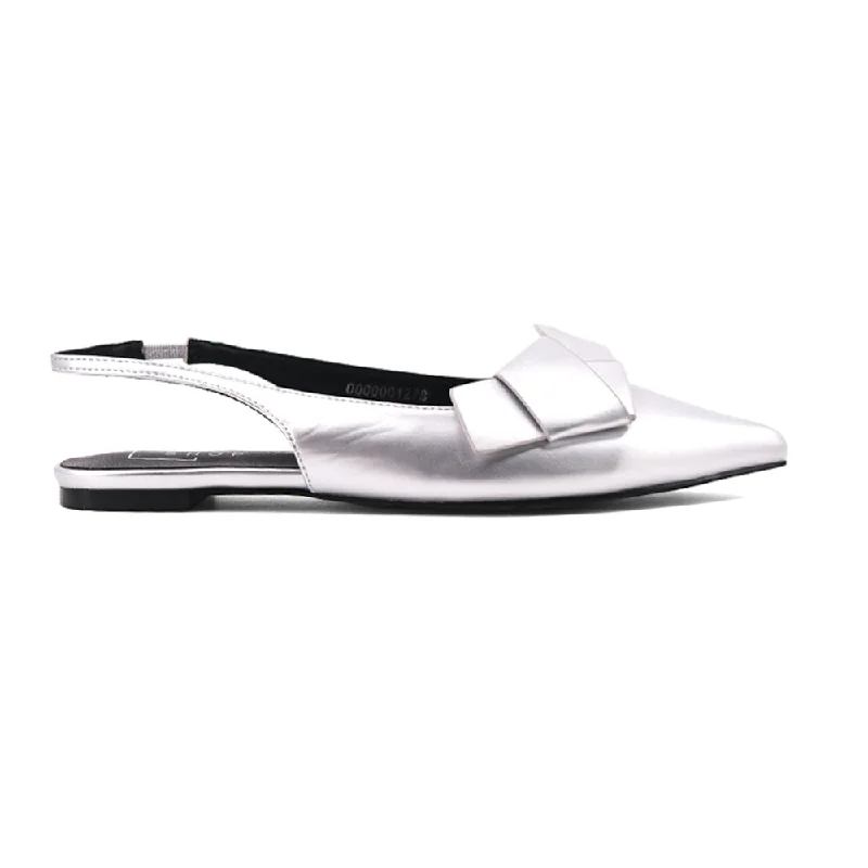 Audrey Metallic Sling Back Ballet Flats