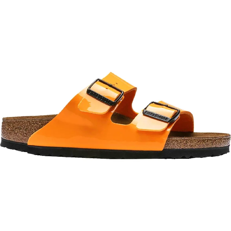 Women's Birkenstock Arizona Marigold Birko-Flor Patent