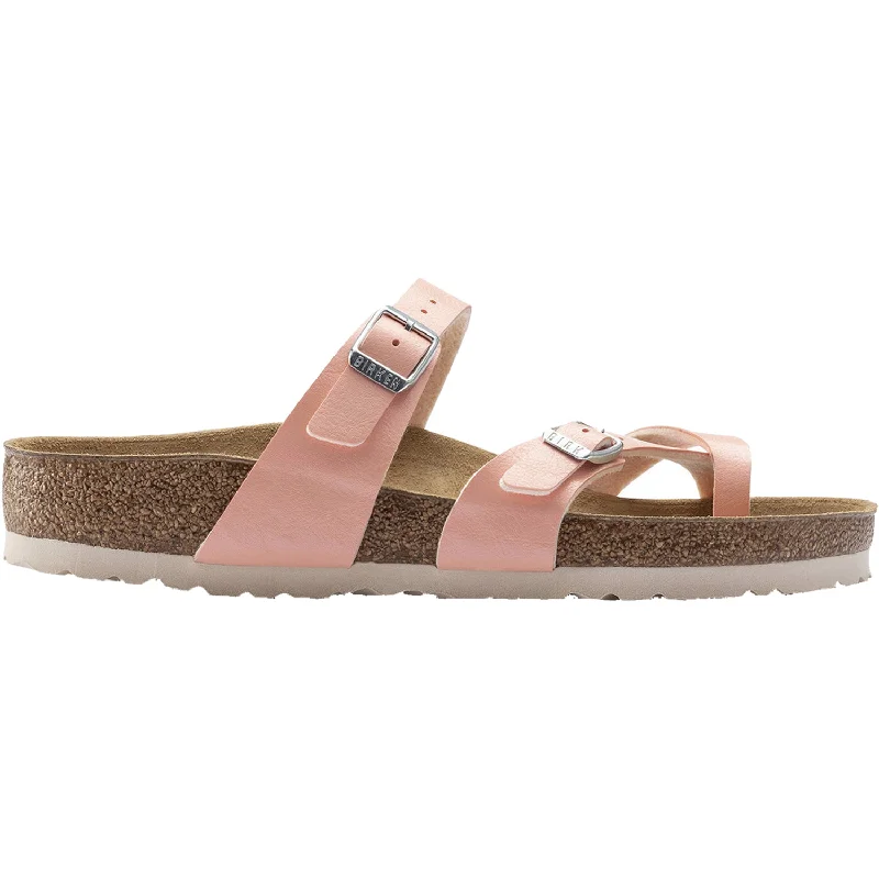 Women's Birkenstock Mayari Graceful Coral Peach Birko-Flor