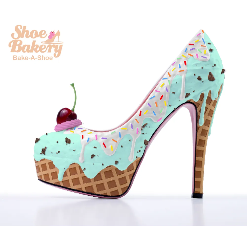 Bake-a-Shoe Ice Cream Heel 5.5" - Customer's Product with price 335.00 ID 7LZyUoLlnUkgnI50-eD9PIaX