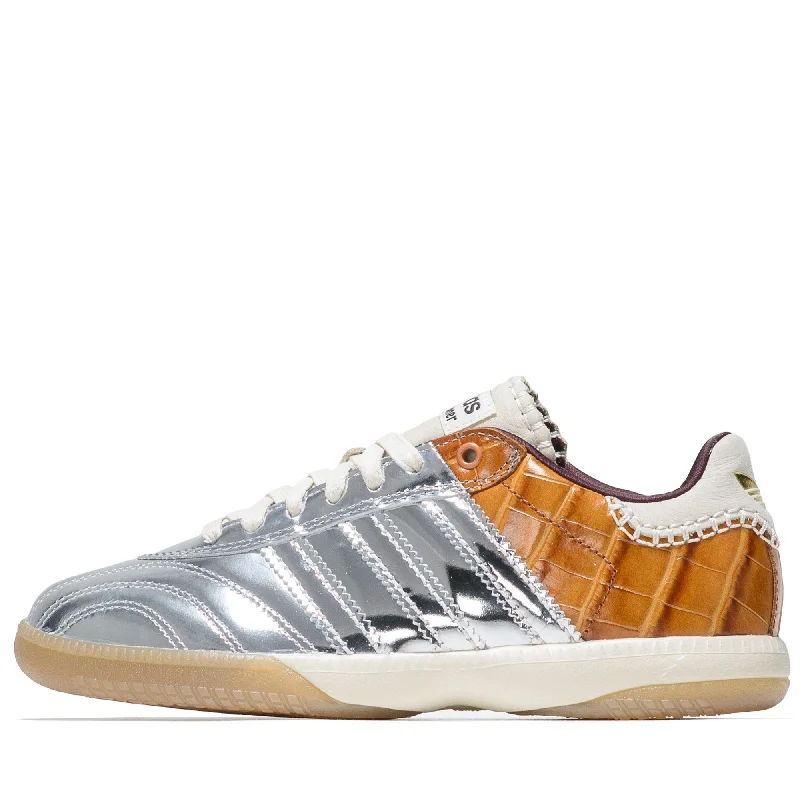 Wales Bonner x Adidas Samba Millennium Metallic - Silver Metallic/Easy Yellow