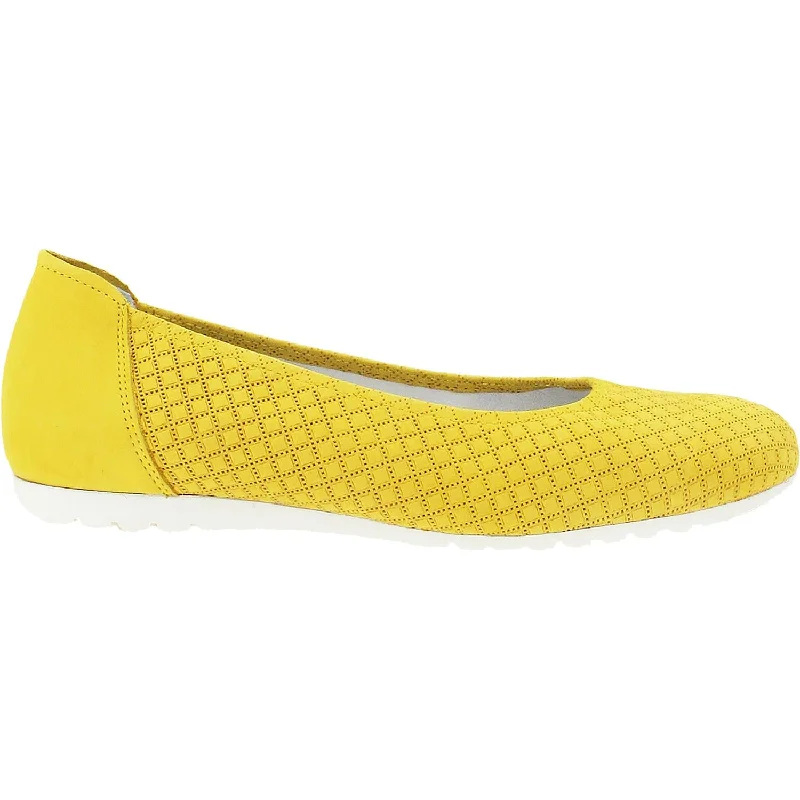 Women's Sabrinas London Quilted 41140 Yellow Nubuck