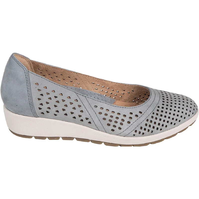 Women's Earth Violet Light Blue Nubuck