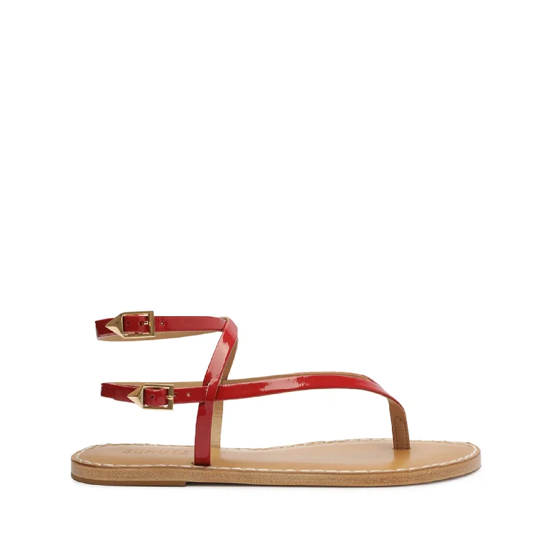 Elsie Patent Leather Sandal