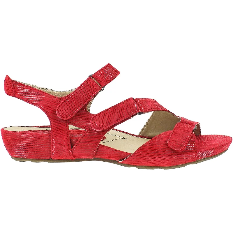 Women's Earthies Nova Bright Red Suede