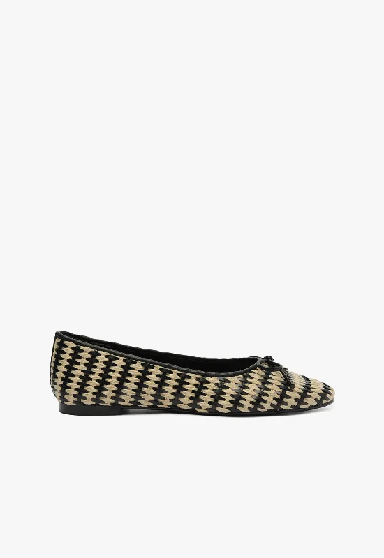 Arissa Straw Ballet Flat