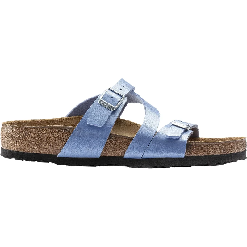 Women's Birkenstock Salina Riviera Blue Birko-Flor