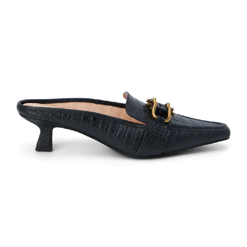 Lee Croc Loafer Mules