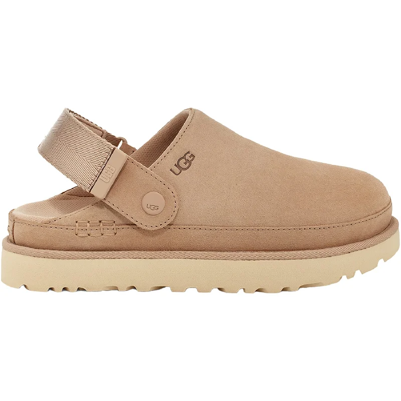 Women's UGG Goldenstar Clog Driftwood Suede