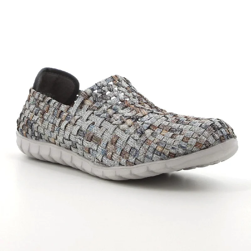 Rock Spring Arbatax Woven Elasticated Slip On - Pewter Multi