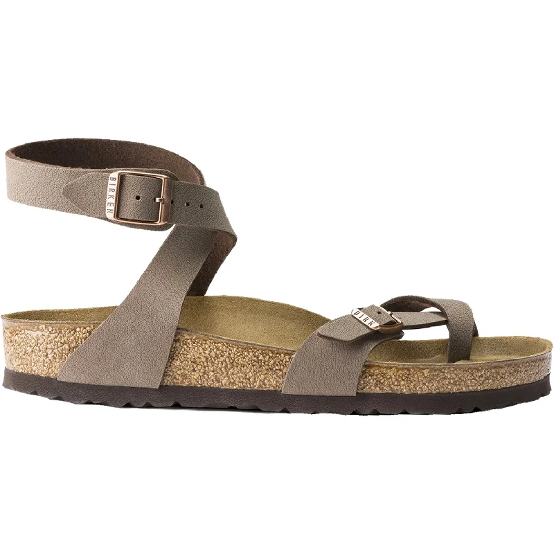 Women's Birkenstock Yara Mocha Birkibuc