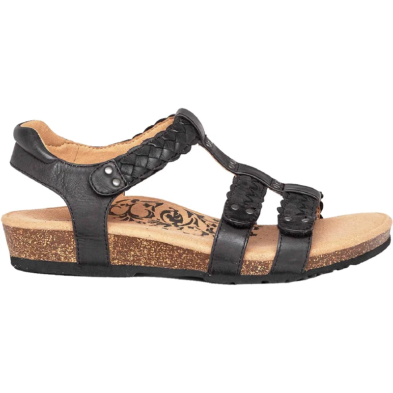 Women's Aetrex Reese Black Leather