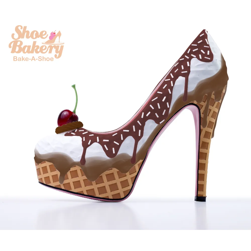 Bake-a-Shoe Ice Cream Heel 5.5" - Customer's Product with price 335.00 ID XKB31keXJ6N52XQxVdXnToaH