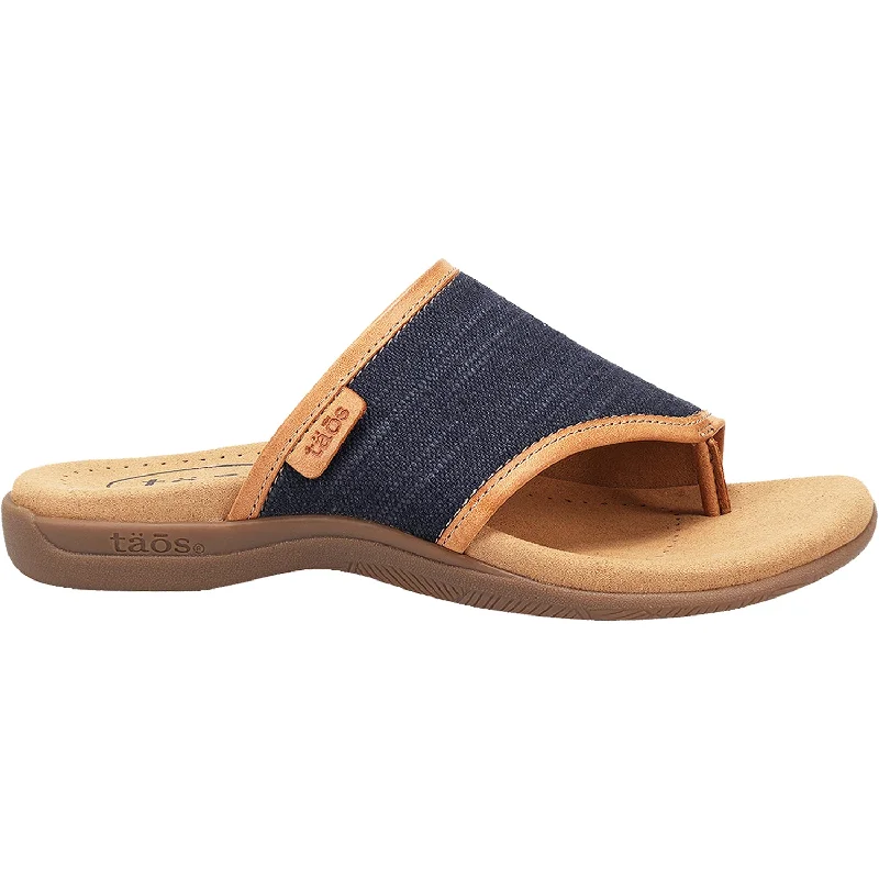 Women's Taos Boundary Navy Hemp/Leather