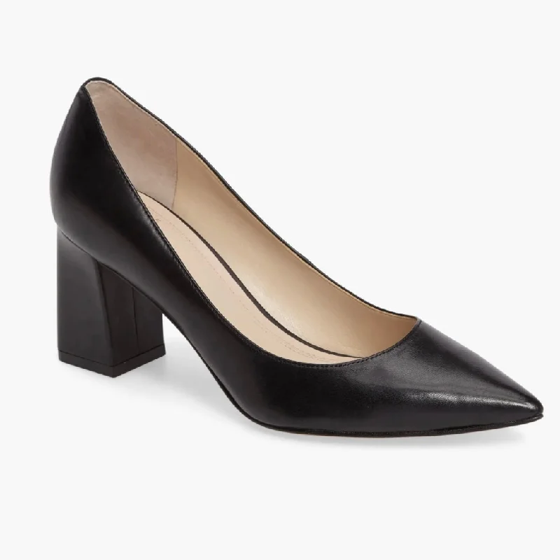 Zala2 Black Leather Pump