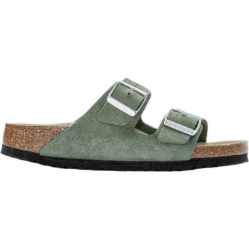 Women's Birkenstock Arizona Shimmering Thyme Suede