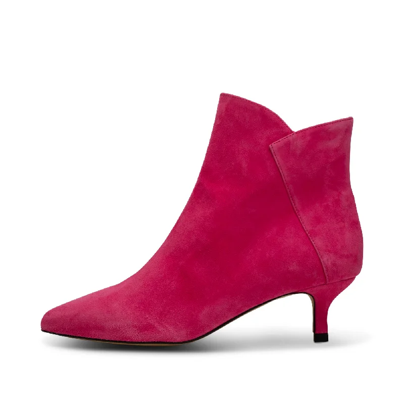 Saga boot suede - FUCHSIA