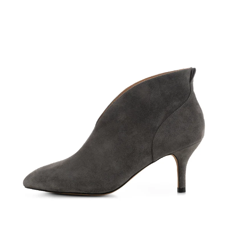 Valentine heel suede - GREY