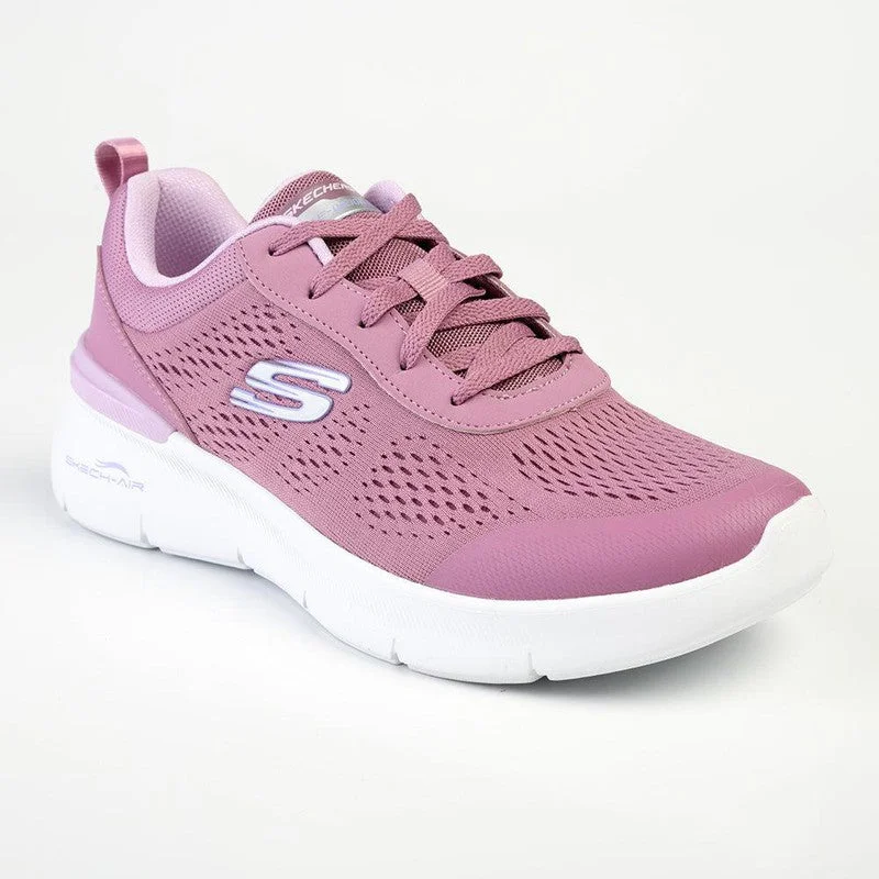 Skechers Skech-Air Dynamight 2.0 Lace Up Sneaker - Mauve