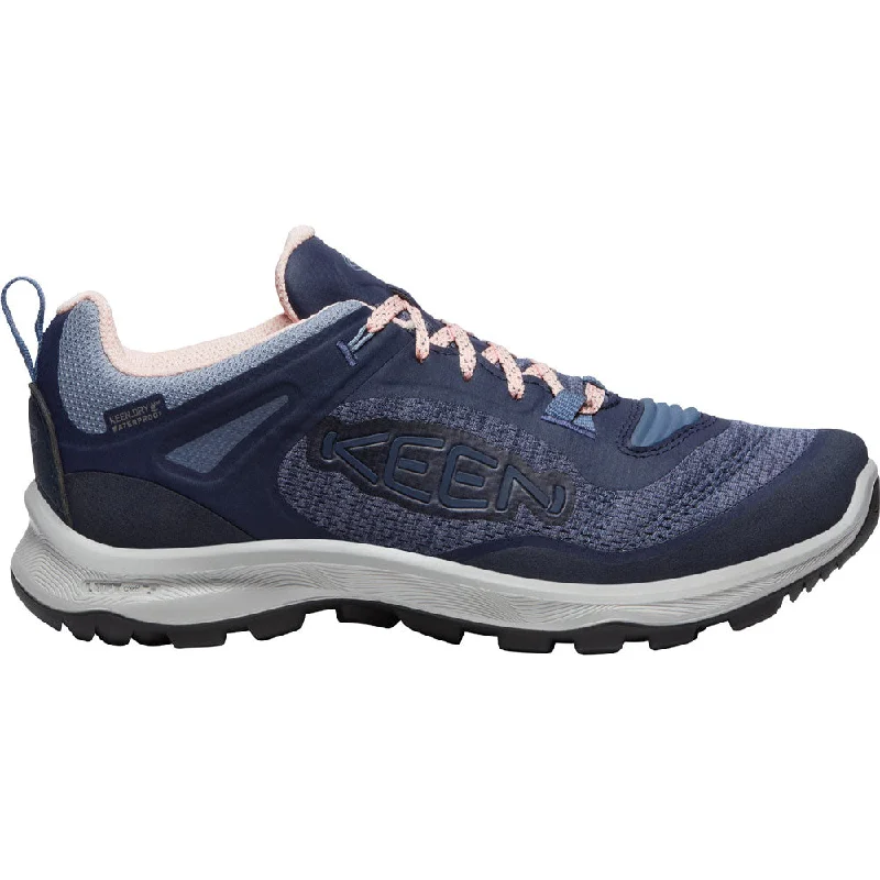 Keen Terradora Flex Waterproof Hiking Shoe Vintage Indigo/Peachy (Women's)