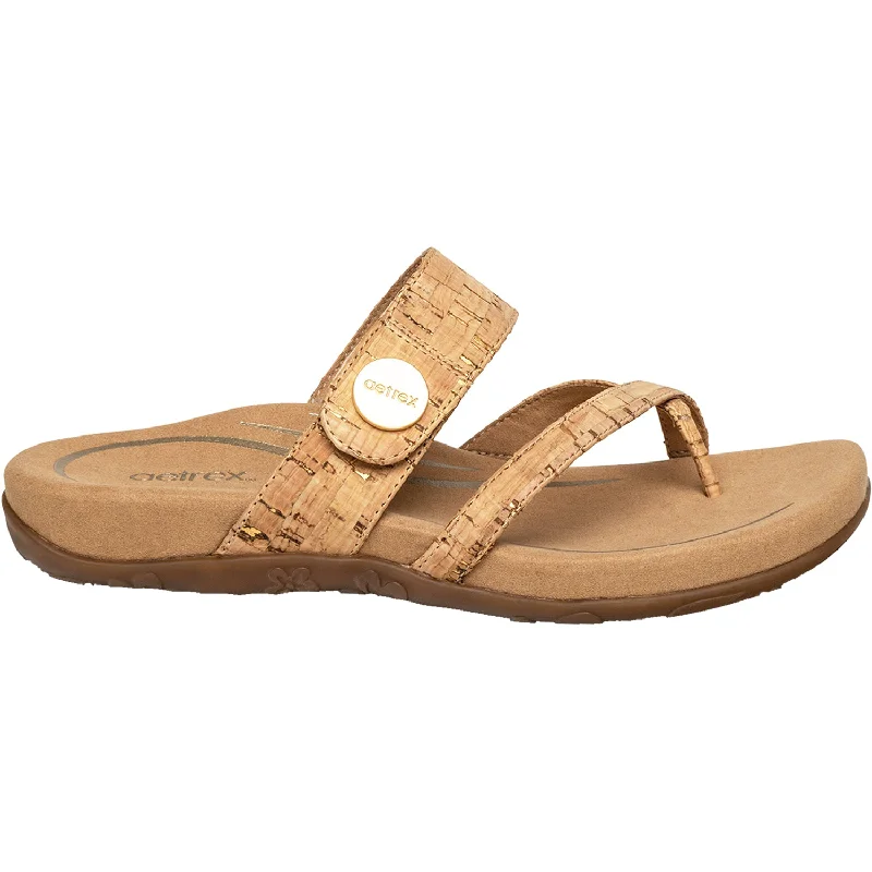 Women's Aetrex Izzy Cork Synthetic