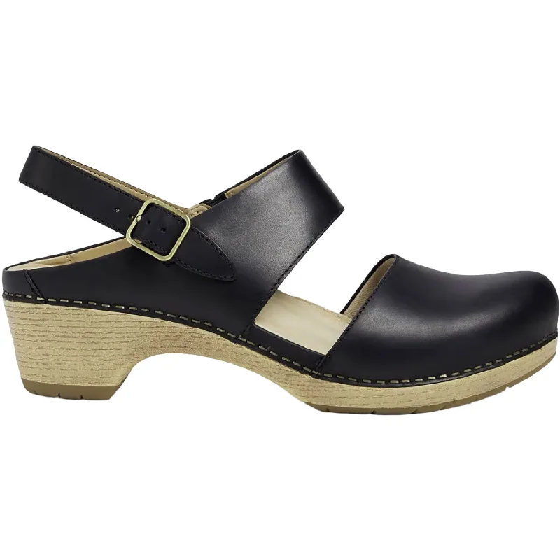 Women's Dansko Lucia Black Oiled Pull Up Leather