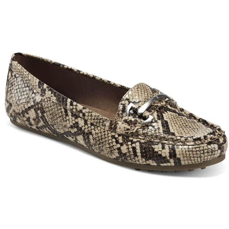 Aerosoles Womens Day Drive Textured Embellished Loafers