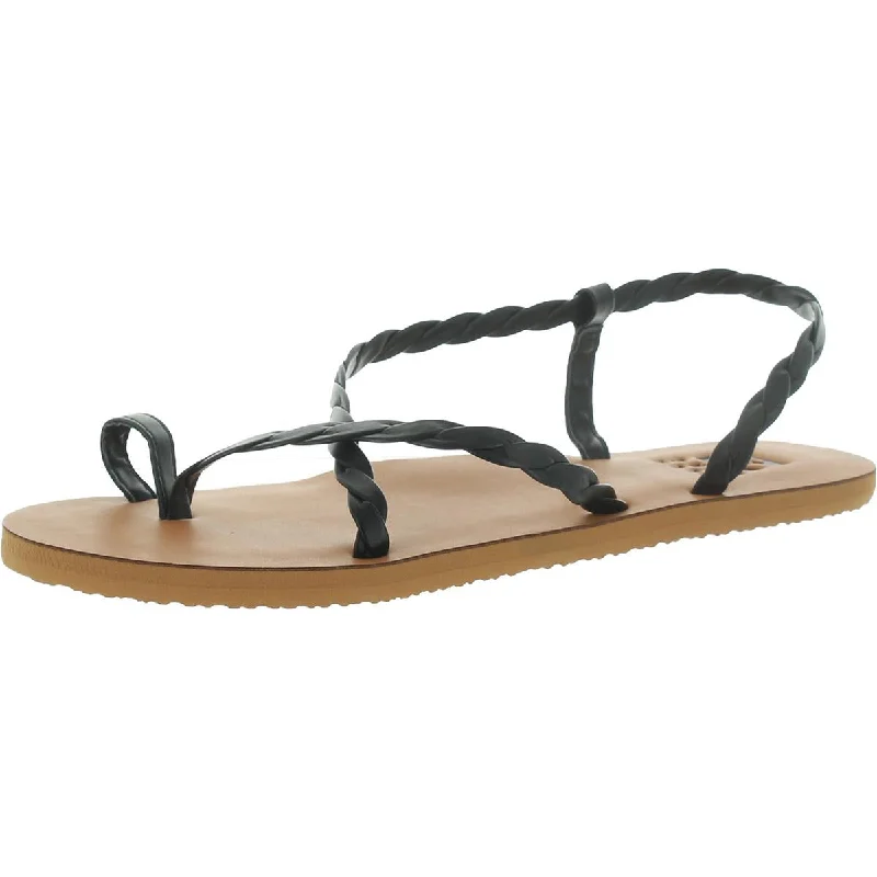 Billabong Womens Agua Waves Toe Loop Woven Flip-Flops