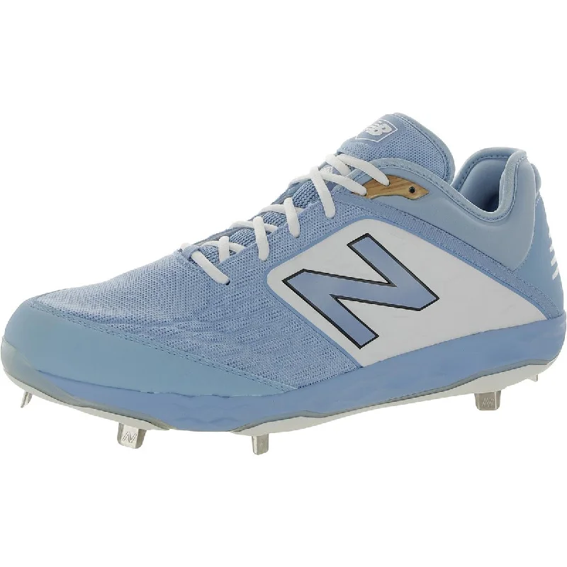 New Balance Mens 3000v4 Faux Leather Metal Cleats