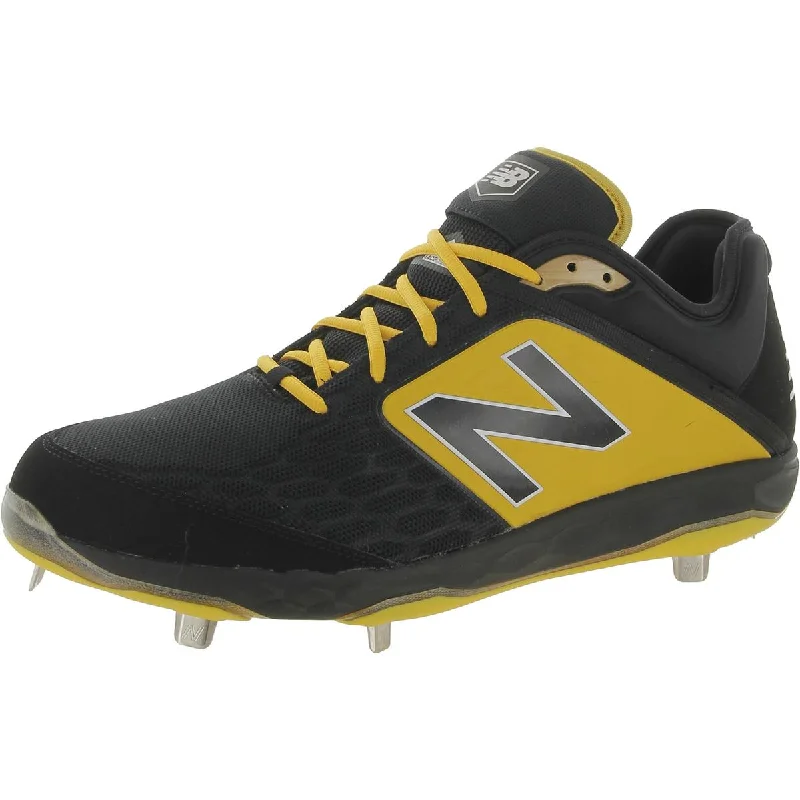 New Balance Mens 3000v4 Lace-Up Metal Cleats