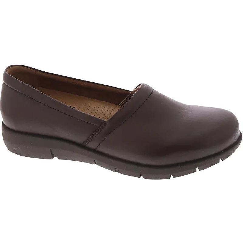 SoftWalk Womens Adora 2.0 Leather Slip-On Loafers