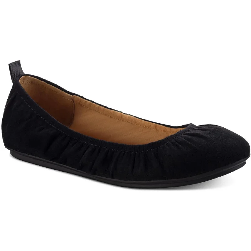 Sun + Stone Womens Sibyyl Round Toe Slip On Ballet Flats