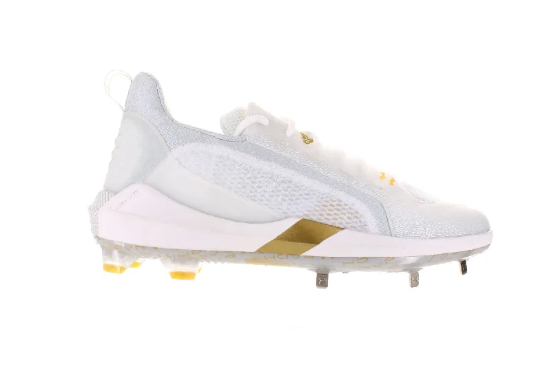 Under Armour White Mens Cleats Sz 15